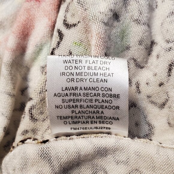 Joseph A. qu'est-ce que c'est silk? Leopard Print and Floral Cardigan - Picture 7 of 8